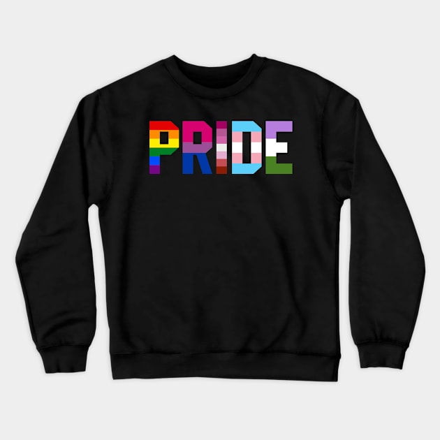 LGBT Pride Flags Crewneck Sweatshirt by MilotheCorgi